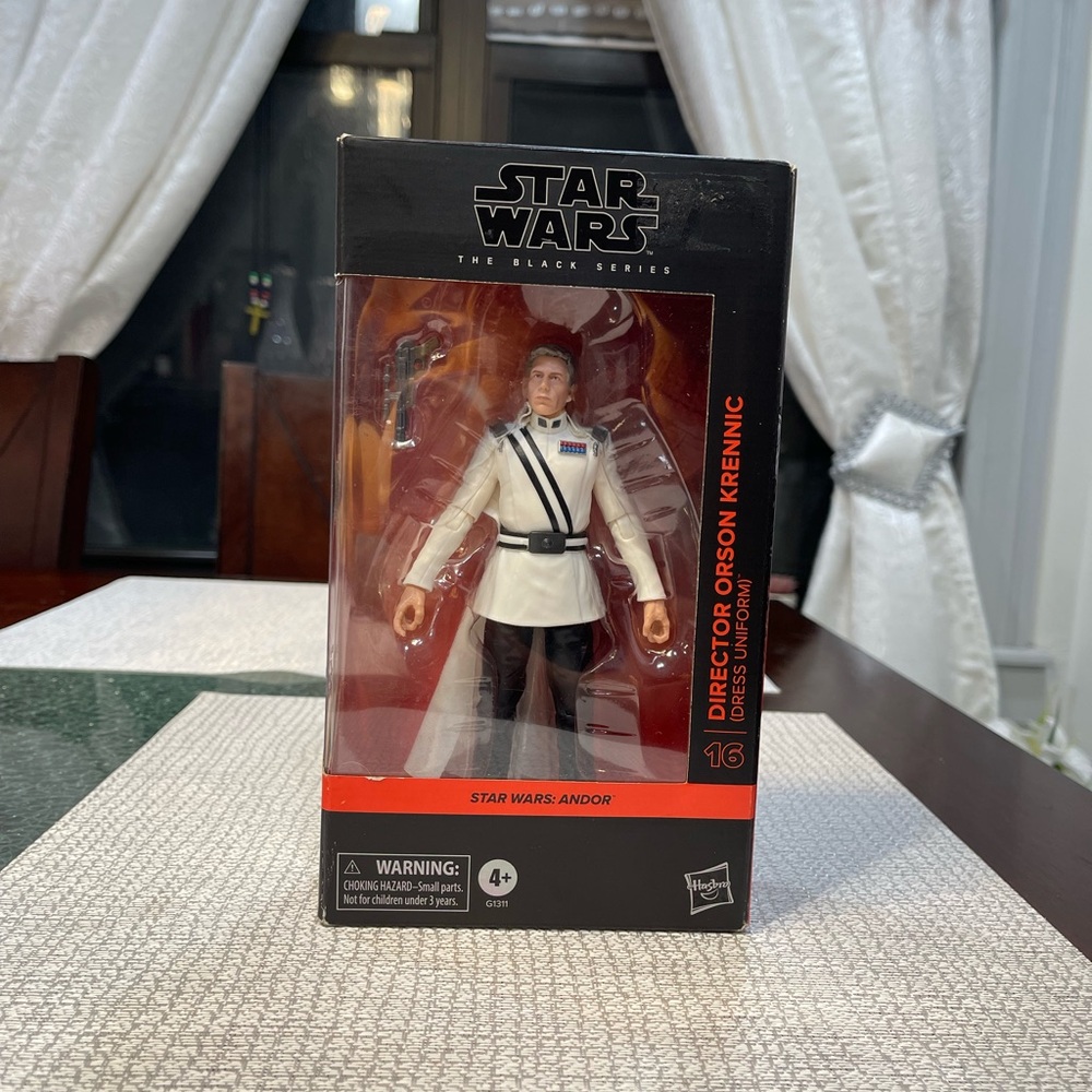 Star Wars Black Series Director Krennic Figure - Black and White